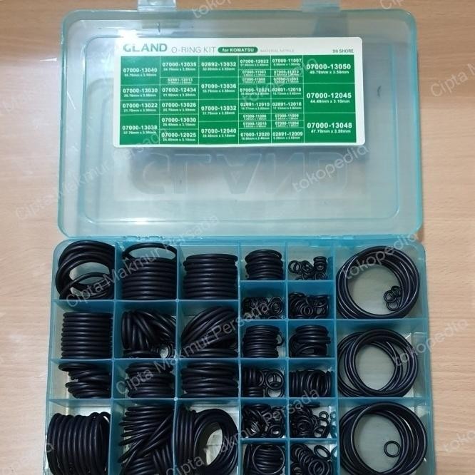 Oring Box Komatsu / Oring Set / Karet Ring Set / Seal Set Motor-Mobil
