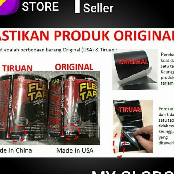 

Flex Tape Made In Usa 10X150Cm ( Re-Upload )/ Lakban Anti Air