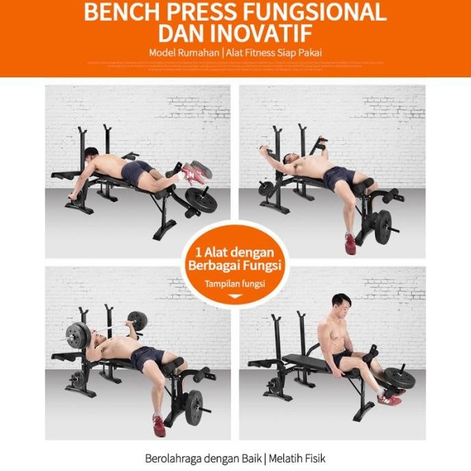 bench press murah / bench press alat fitness / bench press multifungsi