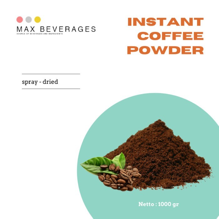 

Bubuk Kopi Instan/Instant Coffee Powder/Bubuk Kopi Tanpa Ampas 250 Gr