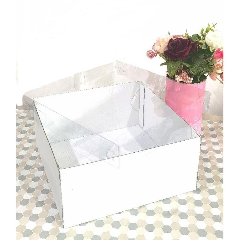 

ORIGINAL BOX MIKA - DUS KUE - KOTAK - KARDUS 25x25x12 - WK (ISI : 10 PCS) Be09