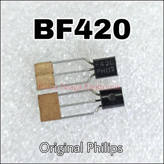 Murah Transistor BF420 Philips BF 420 NOS F420 Original putr4n Murah