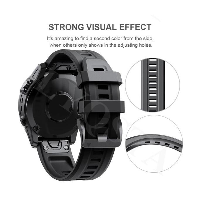 Strap For Garmin Fenix 7X / Fenix 6X / Fenix 5X - Tali Jam Sport