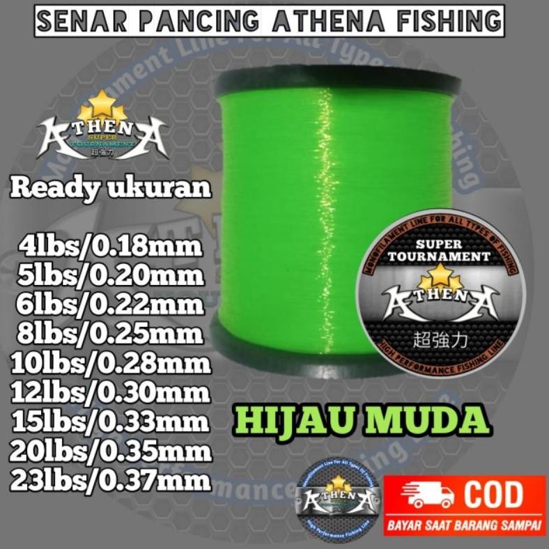 Diskon Senar Pancing Kecil Kuat Warna Gold, Hijau Lumut, Hijau Muda, Kuning Stabilo Dan Banyak Pilih