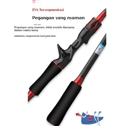 Spesial Daiwa Tersedia Ukuran Joran 165 180 210 240 Cm Joran Berongga Karbon Karbon Ul Portabel 2 Ba