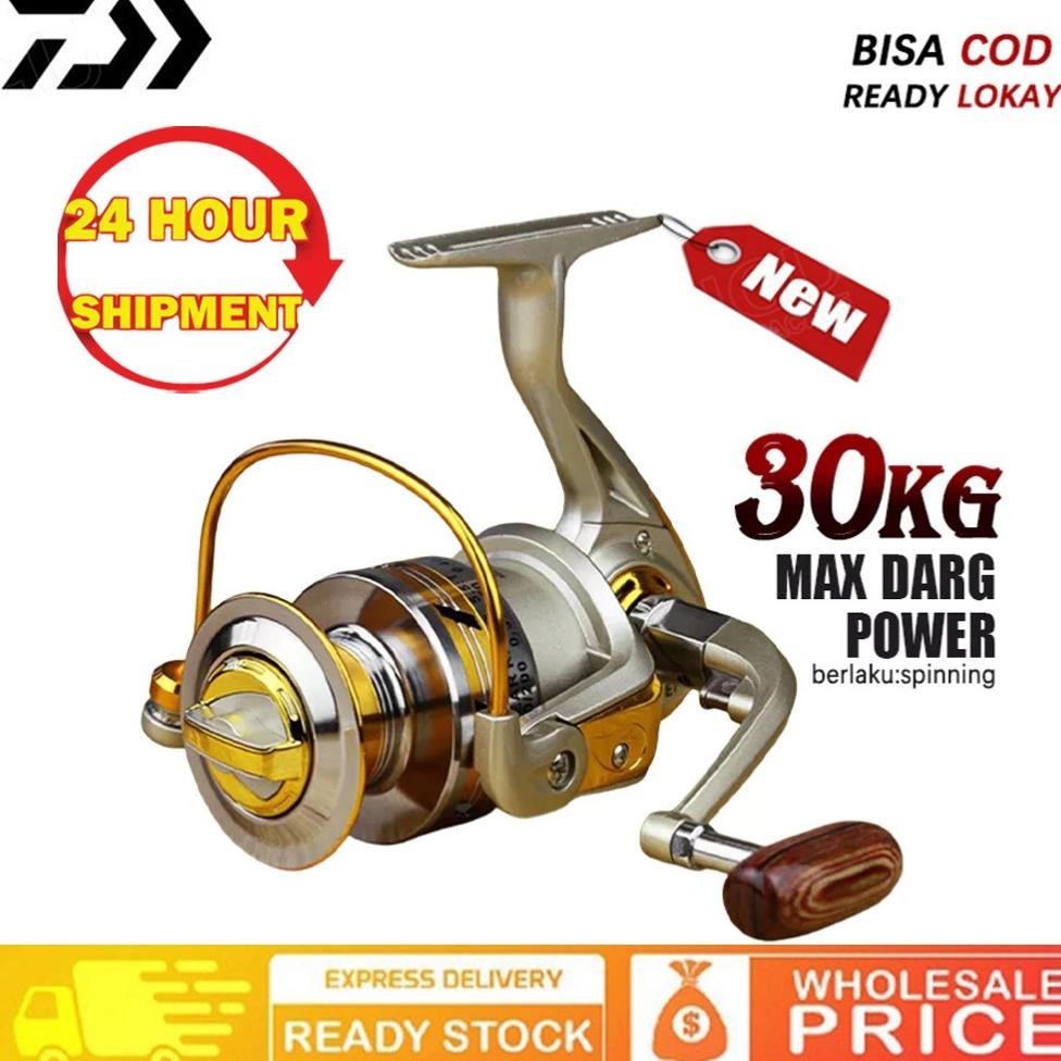 Flash  Sale [ Cod ] - Reel Pancing Daiwa  Dc2000 - Dc7000  Spinning 5.2:1 Gear Ratio Garansi