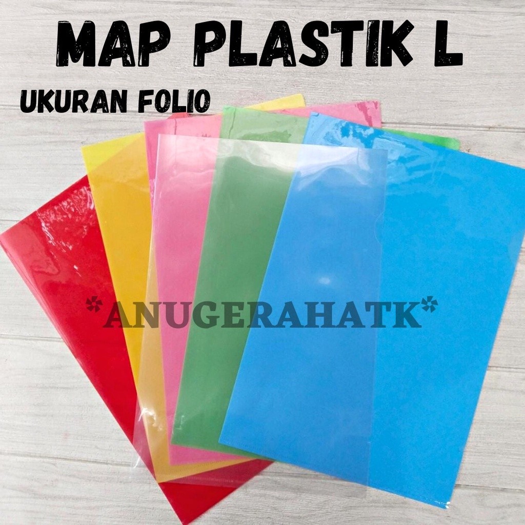 

Map L Transparan / Map Plastik ukuran folio/f4