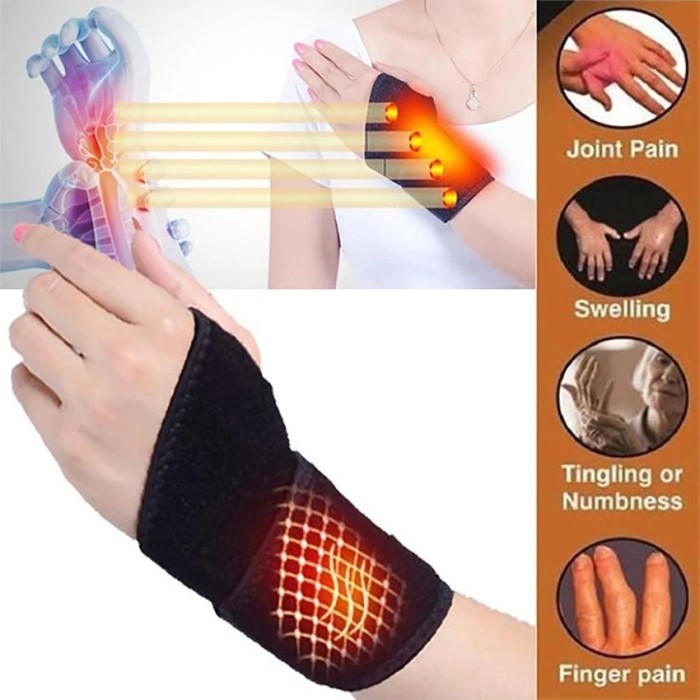 New - Terapi Deker Pergelangan Tangan Magnetik Pelindung Wristband