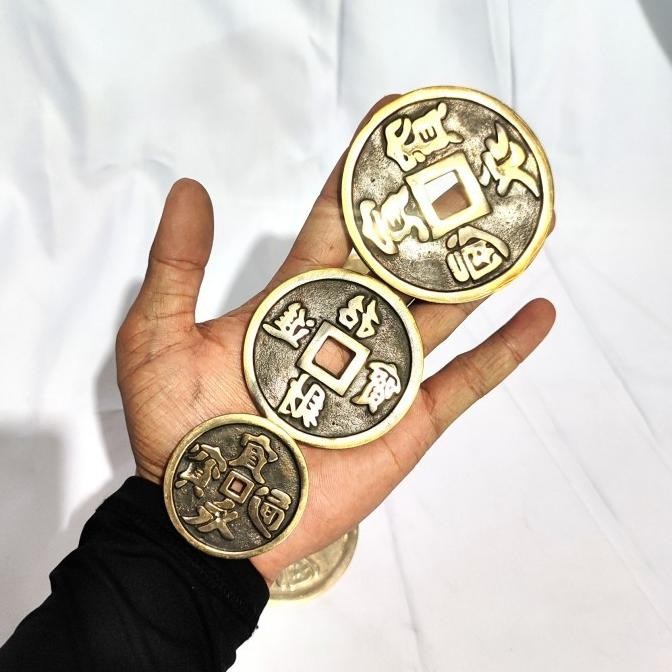 Koin Cina Kuno Besar  Koin Keberuntungan  big Lucky China Coin GWM