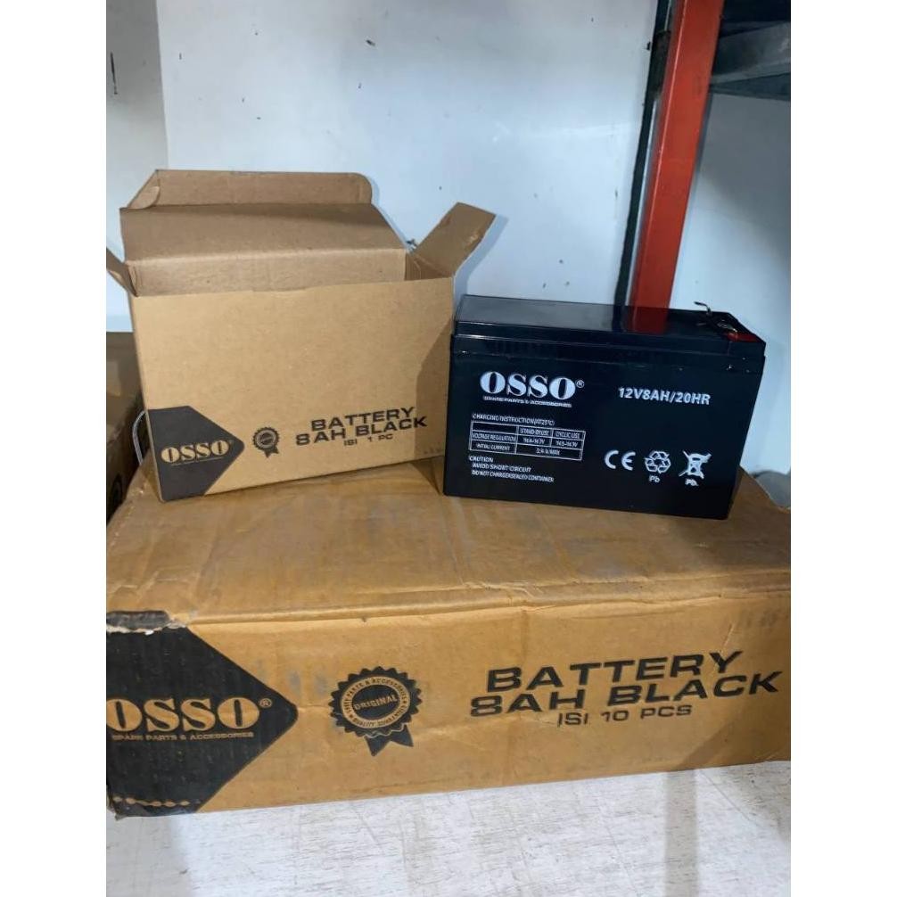 Super Best Aki Battery 9Ah Osso / Aki Tangki Semprot / Aki Battery Batre Accu Sprayer Elektrik 12V 9