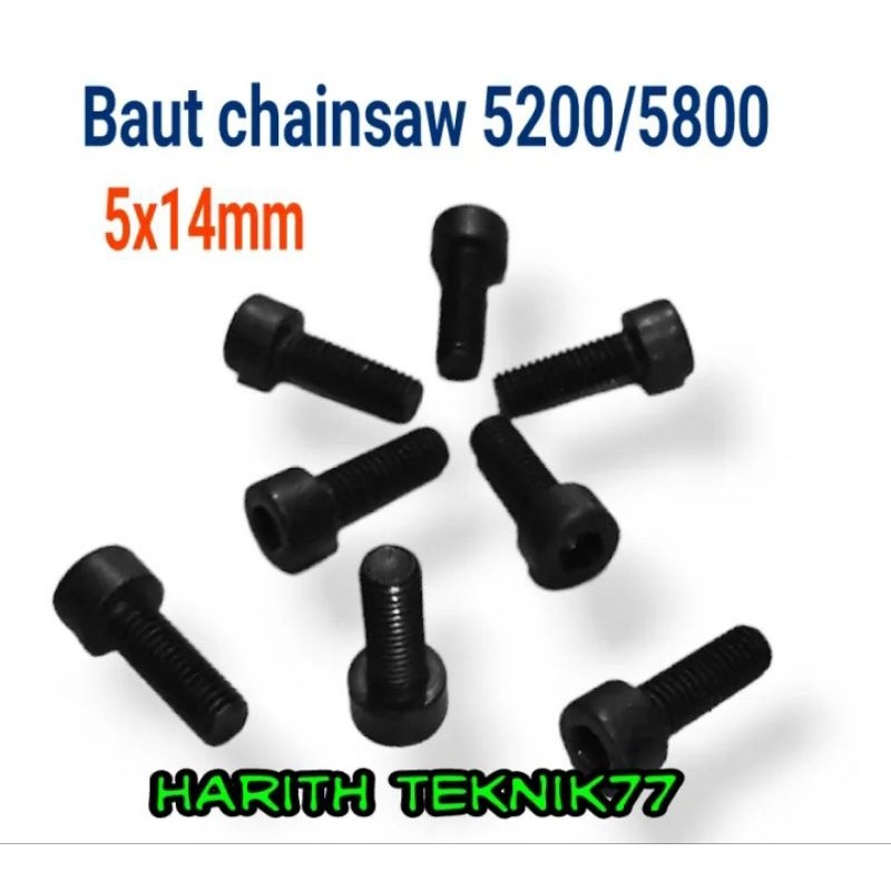 Baut Kap Mesin Chain Saw Kecil 5200 5800