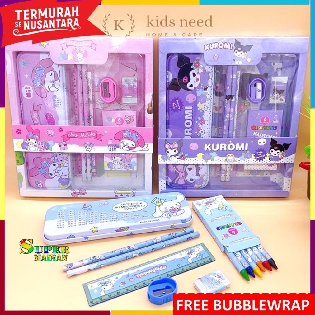 ed-7 DISGRIP TEMPAT PENSIL AESTHETIC barang serba kuromi melody cinamonroll sanrio characters terbar