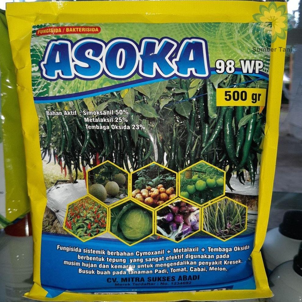 Promo Premium Fungisida Bakterisida Asoka 98Wp 500 Gram Gd-5