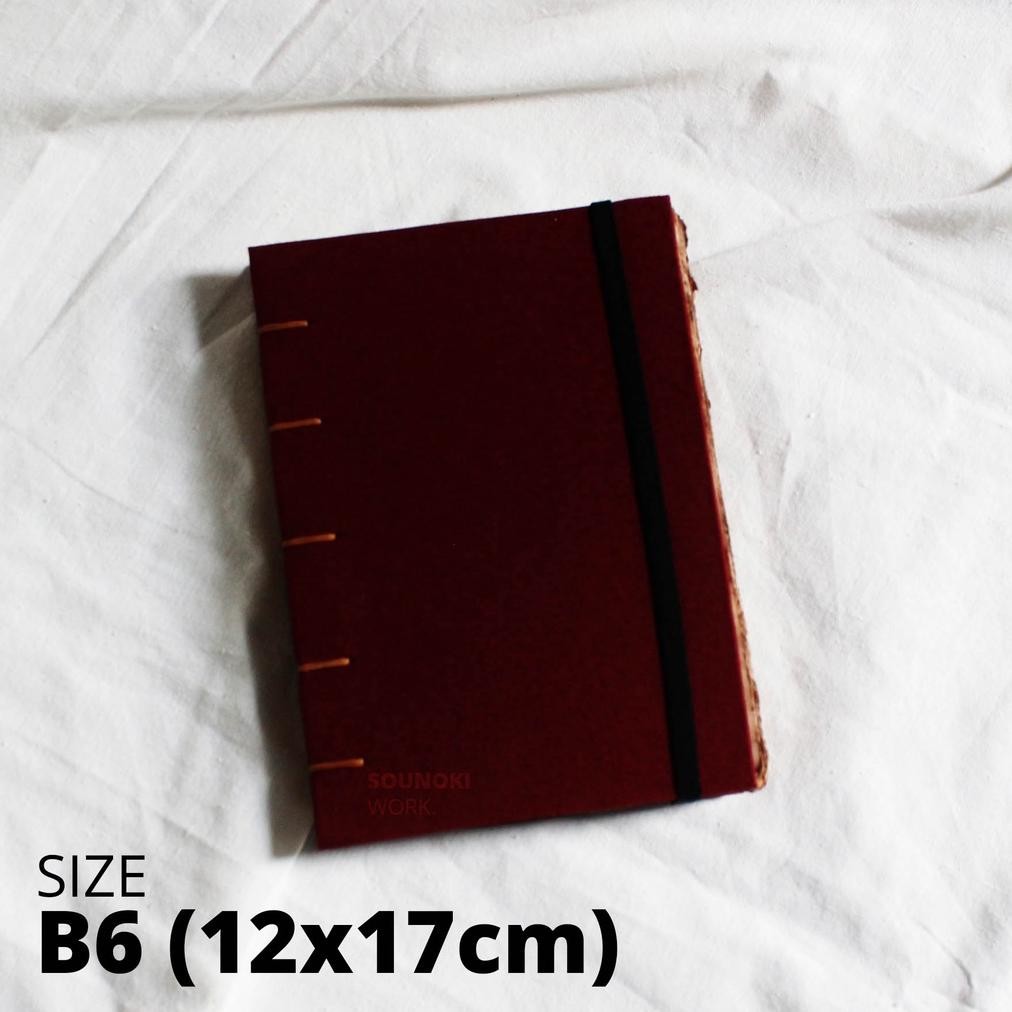 

h-4 Notebook Vintage Paper | Size B6 | Cover Polos Sale