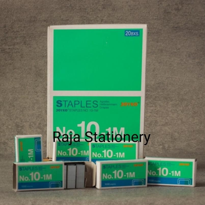 

Be09 TERMURAH!! STAPLES JOYKO NO.10 KECIL ISI STAPLER REFILL HEKTER NO.10-1M 1 DUS ISI 20 Terlaris