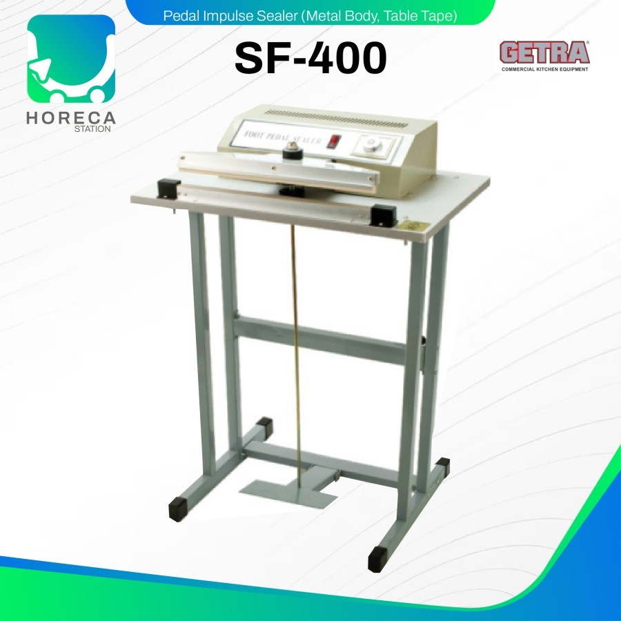 GETRA Pedal Impulse Sealer Metal (Table Type) SF-400 / SF 400 / SF400