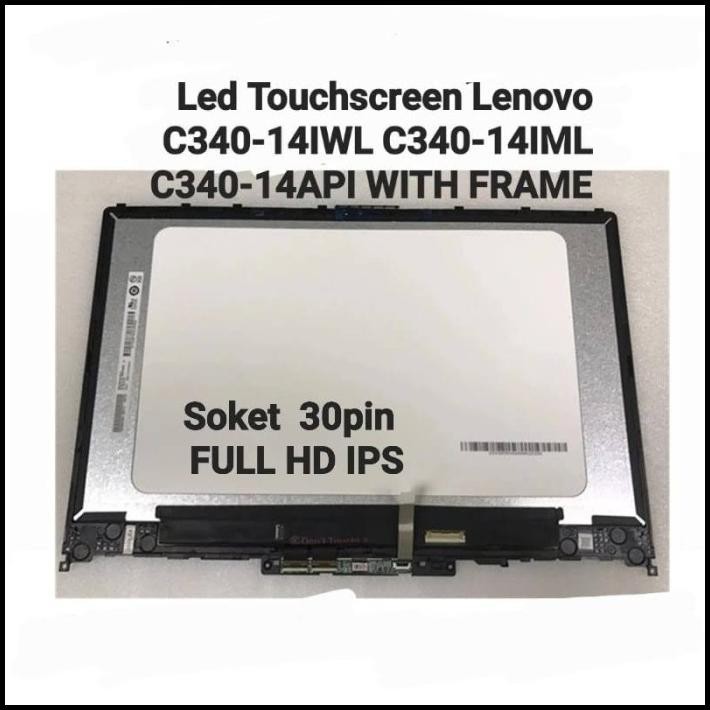 Lcd Lenovo Touchscreen Ideapad C340 C340-14Iwl C340-14Iml C340-Api