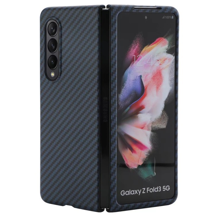 Case Samsung Galaxy Z Fold3 5G Fold 3 Kevlar Carbon Original