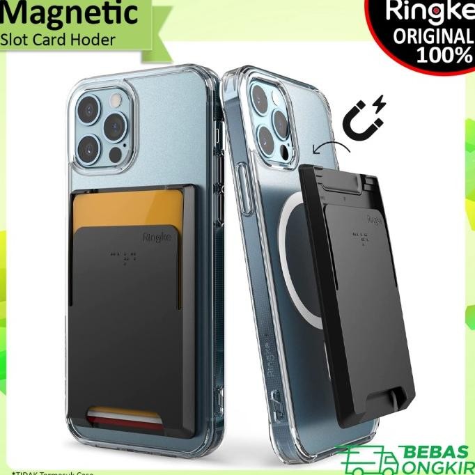 

HARGA DISC - Ringke Magnetic Slot Card Holder MagSafe Dompet Kartu Magnet