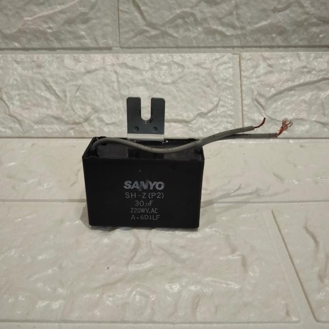 Capacitor 30Uf Pompa Air Sanyo Type P-H258Jp/261Dn/Pd-H255Jp Original