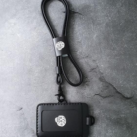 

Bds Maveri - Mens Leather Lanyard Id Card Holder , Double View