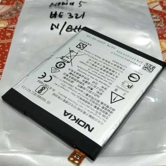 Original 100 Nokia Genuine Batu Batre Battery Baterai Nokia 5 He321 He-321