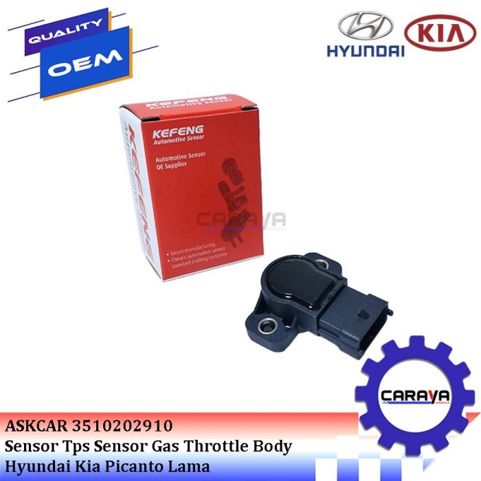 Sensor Tps Sensor Gas Throttle Body Hyundai Kia Picanto Lama Cosmo i10 Import