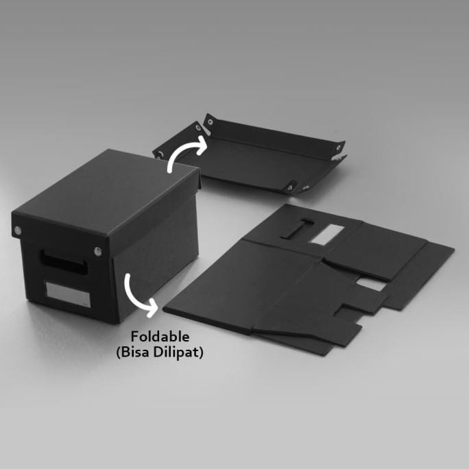 

TERMURAH - Bantex Easy Box L Black #8920 10