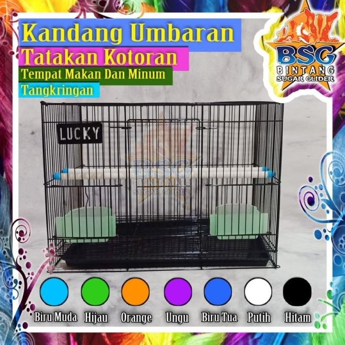 Kandang Besi Lipat/Kandang Umbaran/Kandang Hewan/Merk Lucky Original