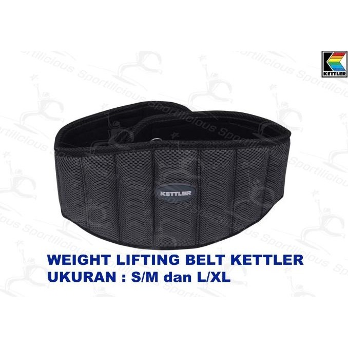 Kettler Weight Lifting Belt Sabuk Angkat Besi Ban Angkat Besi Beban  Ready