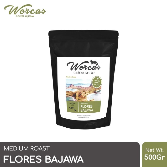 

Kopi Arabica Flores Bajawa 500 Gram Medium Roast (Biji/Bubuk)