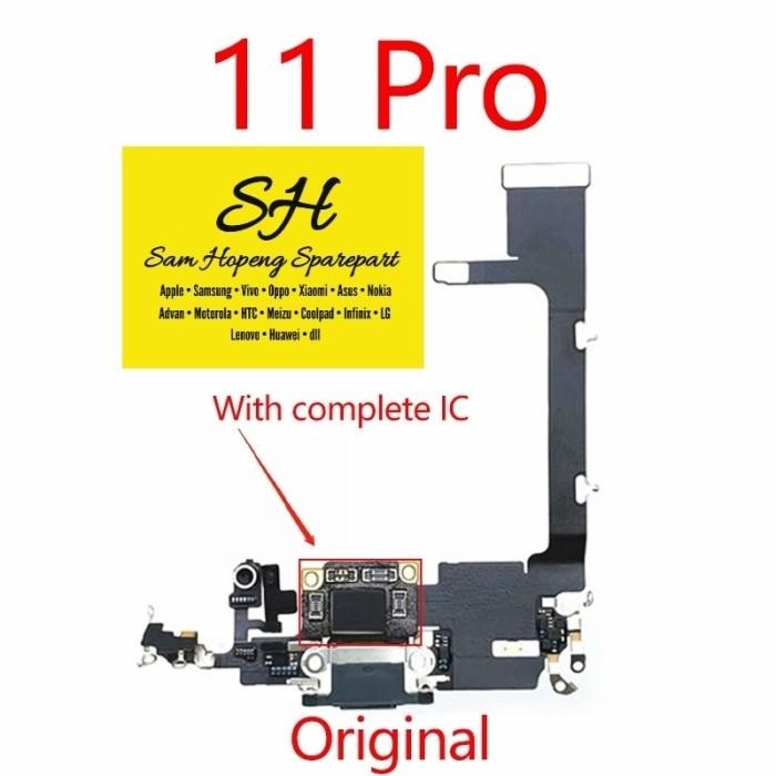 Iphone 11 Pro Flexible Fleksibel Connector Charger Cas Original + Ic