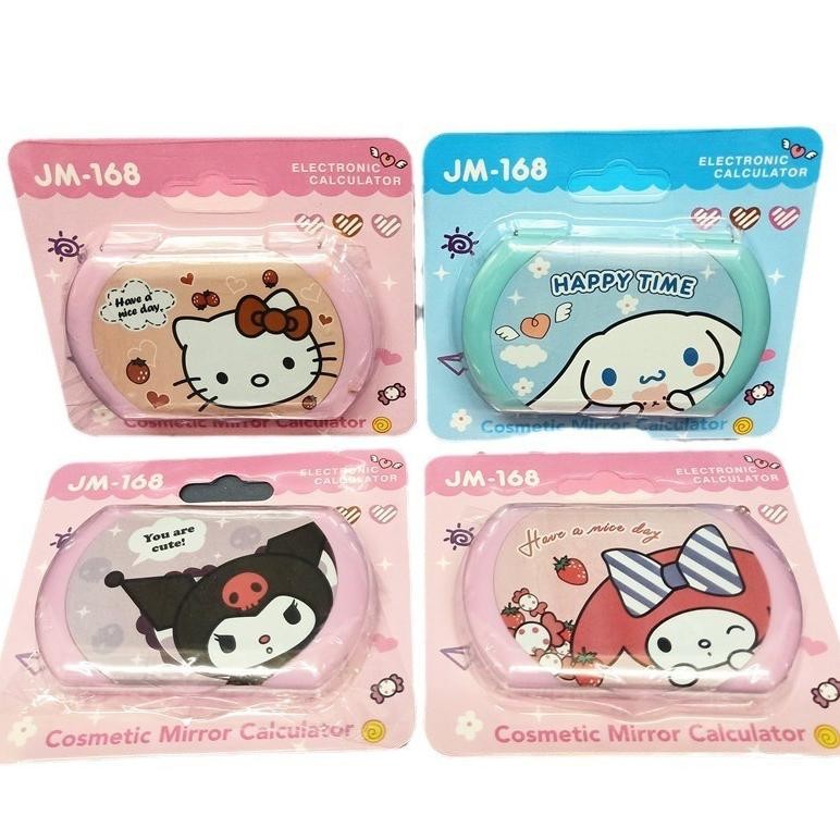 KALKULATOR CERMIN SANRIO PRAKTIS DAN LUCU KALKULATOR ANAK GEMOY baru