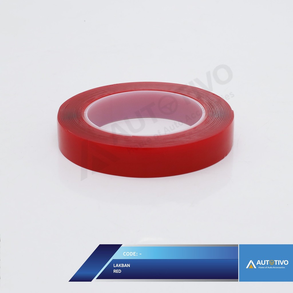 

Double Tape Red Clear 20mm