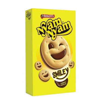 

NYAM-SMILEY SNADWITCH CHOCO 45G - 040489