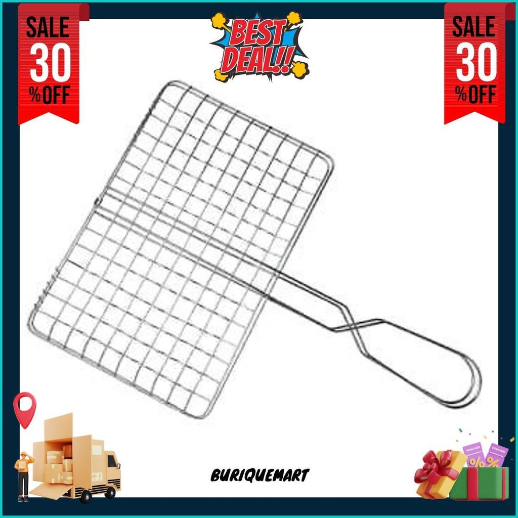 Alat Panggangan Jepit |  Alat Jepit Panggang Stainless Diskon