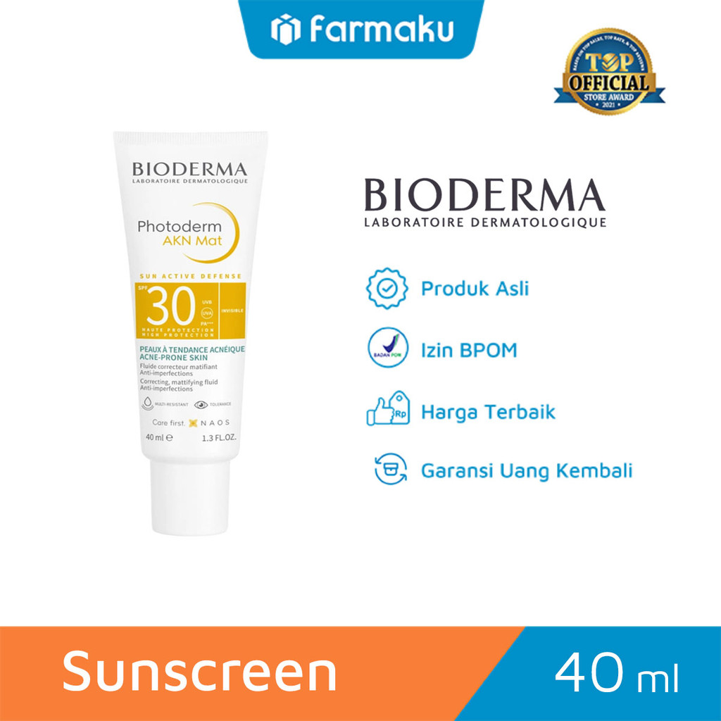 Bioderma Photoderm Akn Mat SPF 30 40 ml