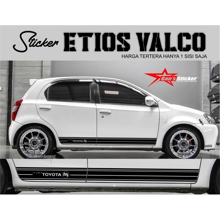 sticker toyota etios valco
