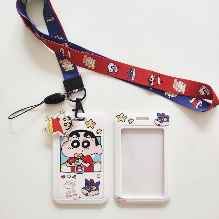 

Terlaris ID Card Holder Name Tag Lanyard / Kalung Wadah Kartu Shinchan Lucu SALE