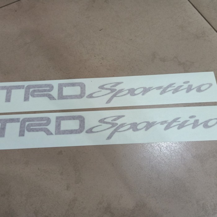 Stiker TRD Sportivo hitam/Rush 2019/2021..Yaris 2019/2021..original