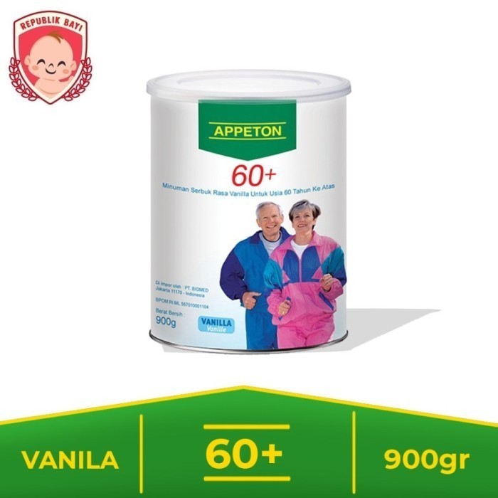 

Appeton 60+ Vanila 900 gram Susu Lansia MURAH GRATIS BUBBLE KARDUS