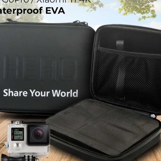 Tas Gopro Hero Big Size Waterproof Bag Case Anti Air Action Camera Yi