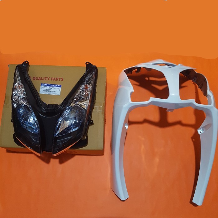 Tameng Mio Soul Mx Mata dua plus Reflektor Smoke Blue