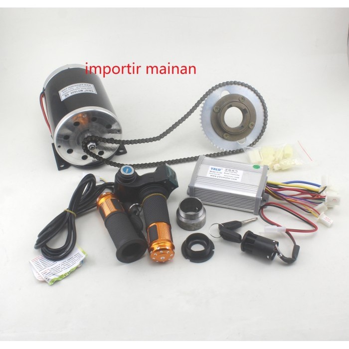 KIT sepeda listrik YALU MY1020 36V 1000W brush motor DC GOKART ATV