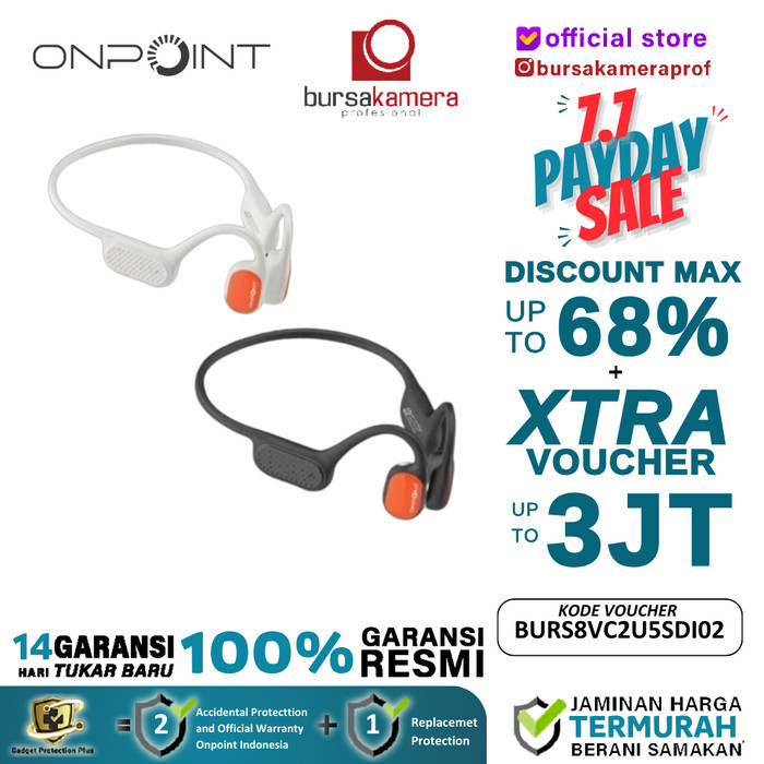 Onpoint Openear Iron Bone Conduction Headphone Open Ear Sport Earphone