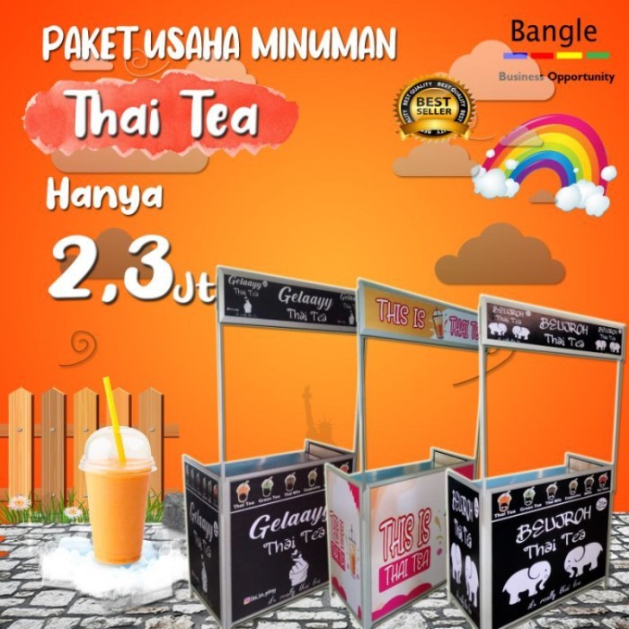 Dijual FRANCHISE MINUMAN PAKET USAHA THAI TEA STANDARD Diskon