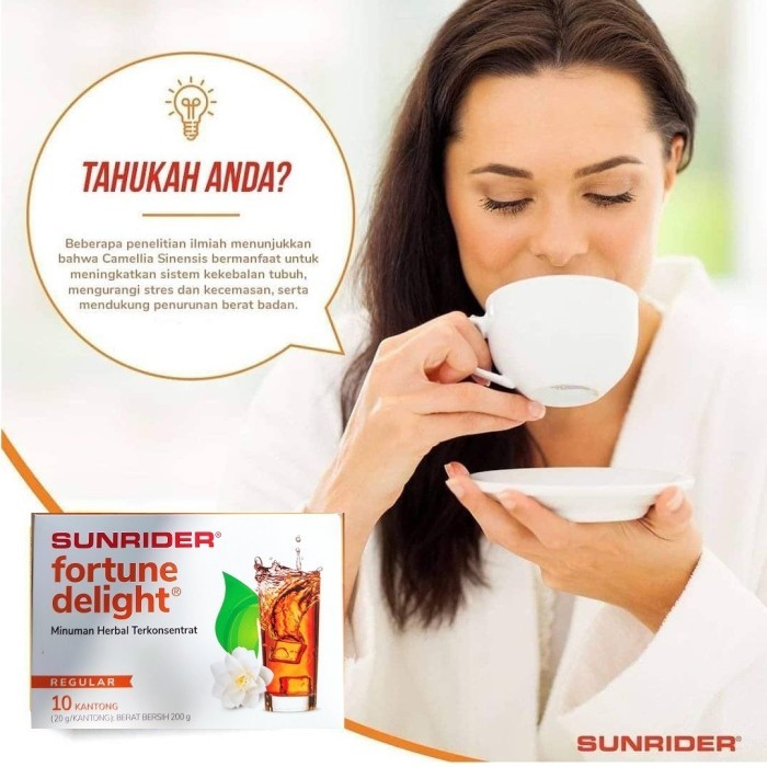 

Fortune Delight Herbal Tea Gempur Lemak Reguler 10 sachet @ 20 gram