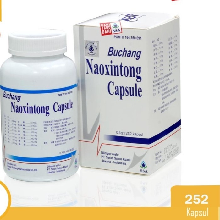 

Buchang Nao Xin tong isi 252 Kapsul PT SSA obat stroke