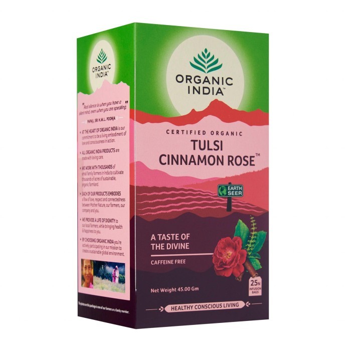 

Organic India Tulsi Cinnamon Tea (25Infusion Bags)