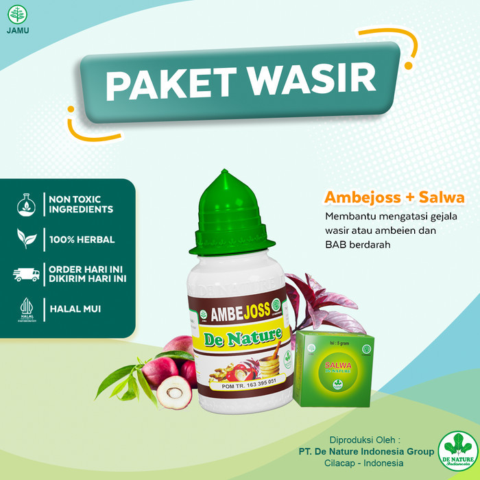 Obat Wasir Ambejoss Salep Salwa De Nature Wasir & Ambeien
